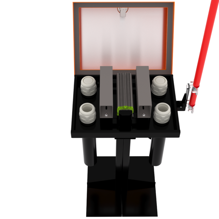 Соединительная муфта МСУ-28-4, открытый корпус, приближённый вид спереди