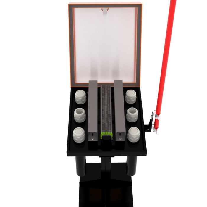 Соединительная муфта МСУ-56-6, открытый корпус, приближённый вид спереди