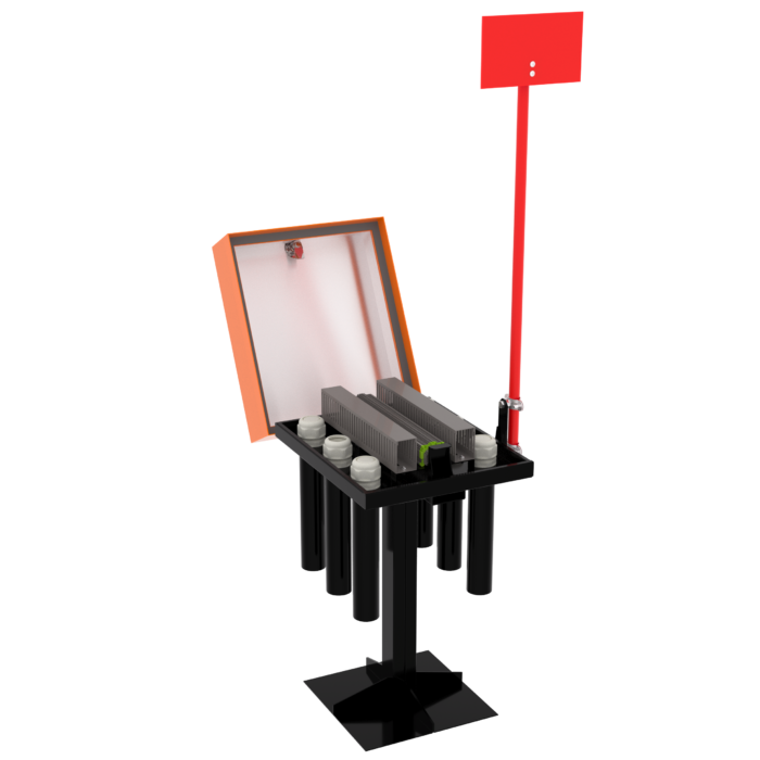 Соединительная муфта МСУ-56-6 в открытом виде, вид сбоку